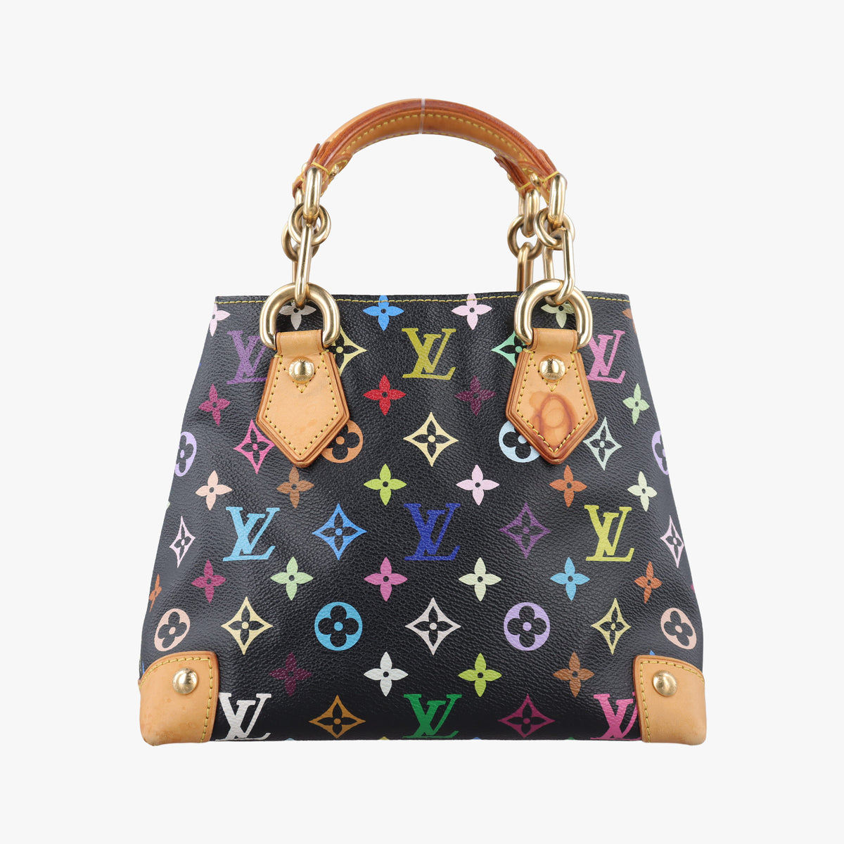 Secondhand Louis Vuitton AUDRA Noir Monogram Multicolor M40048 handbag | stylenewstar