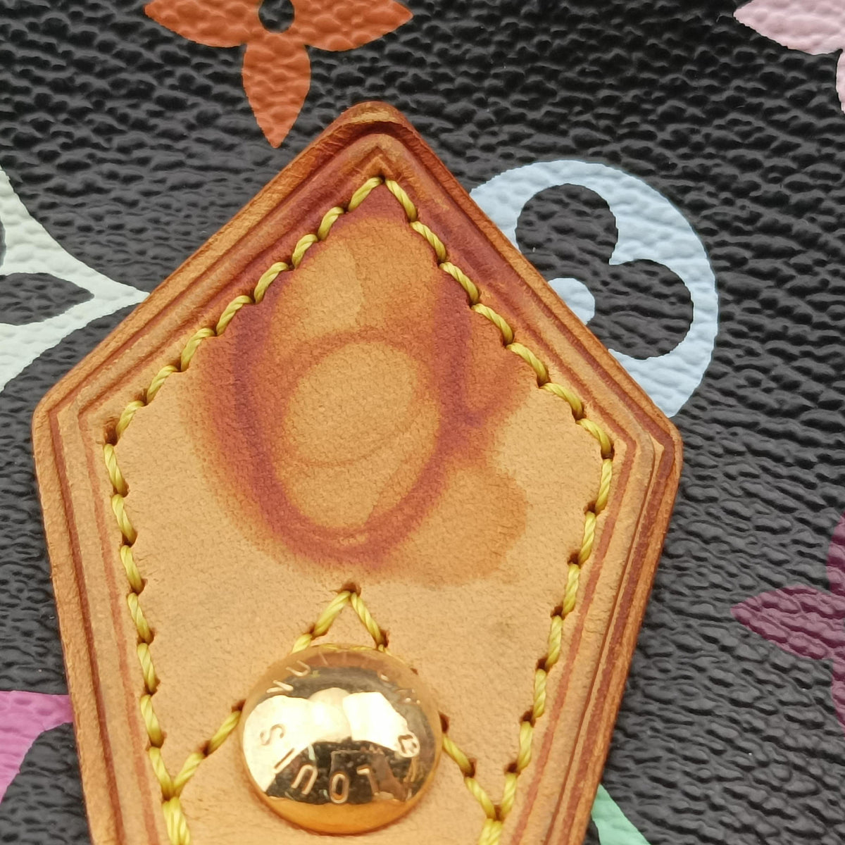 Secondhand Louis Vuitton AUDRA Noir Monogram Multicolor M40048 handbag | stylenewstar