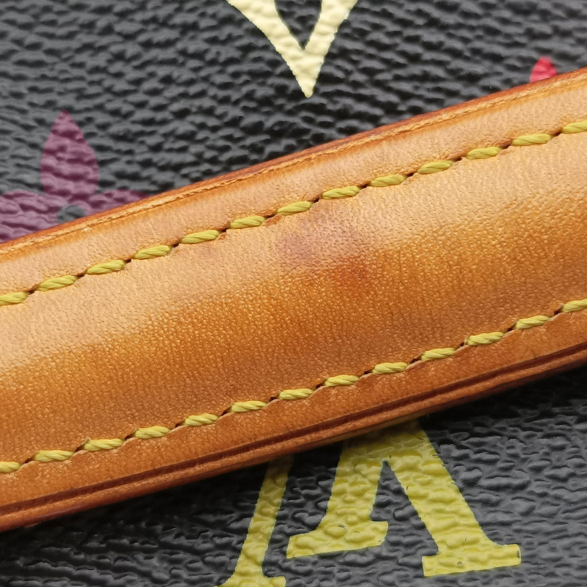 Secondhand Louis Vuitton AUDRA Noir Monogram Multicolor M40048 handbag | stylenewstar
