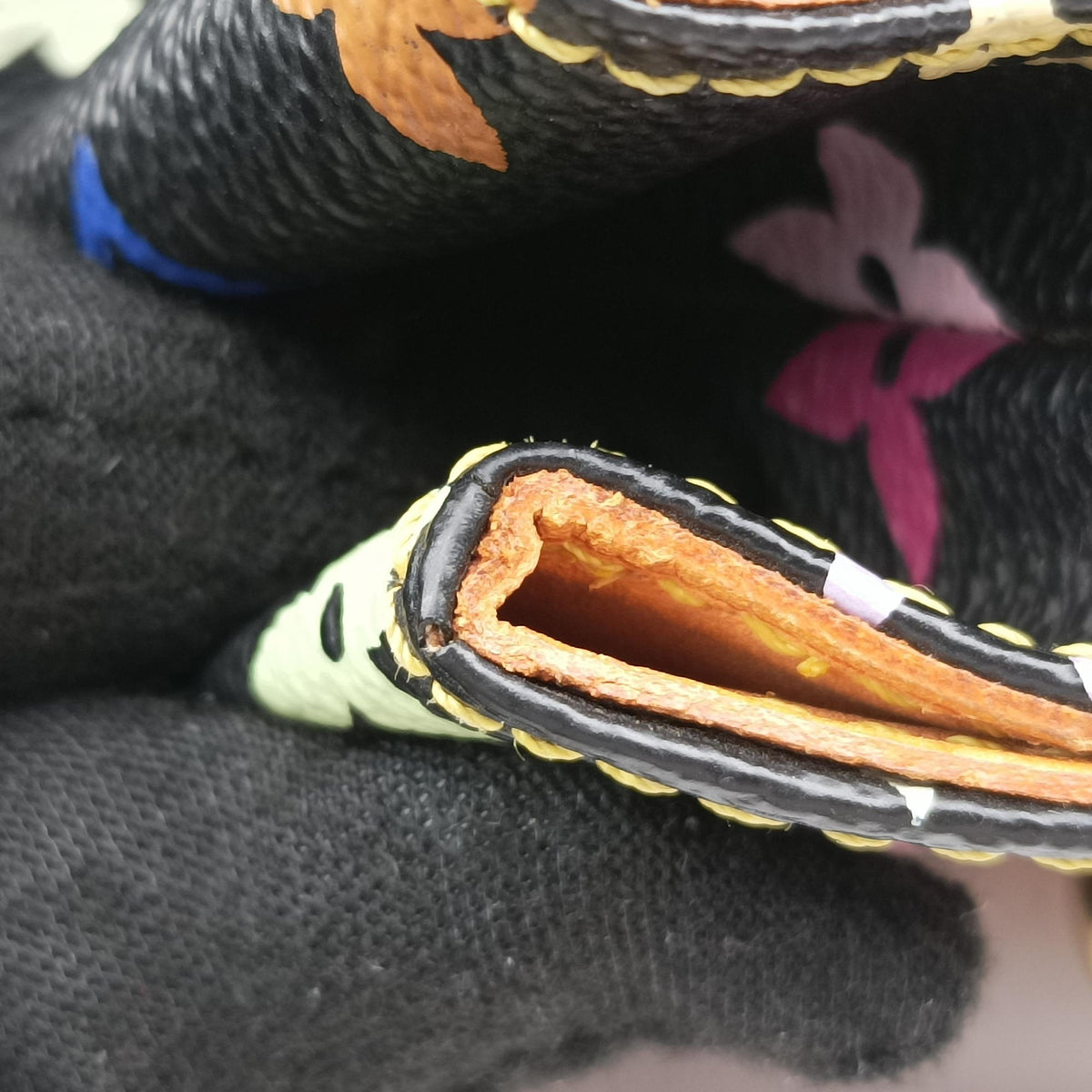 Secondhand Louis Vuitton AUDRA Noir Monogram Multicolor M40048 handbag | stylenewstar