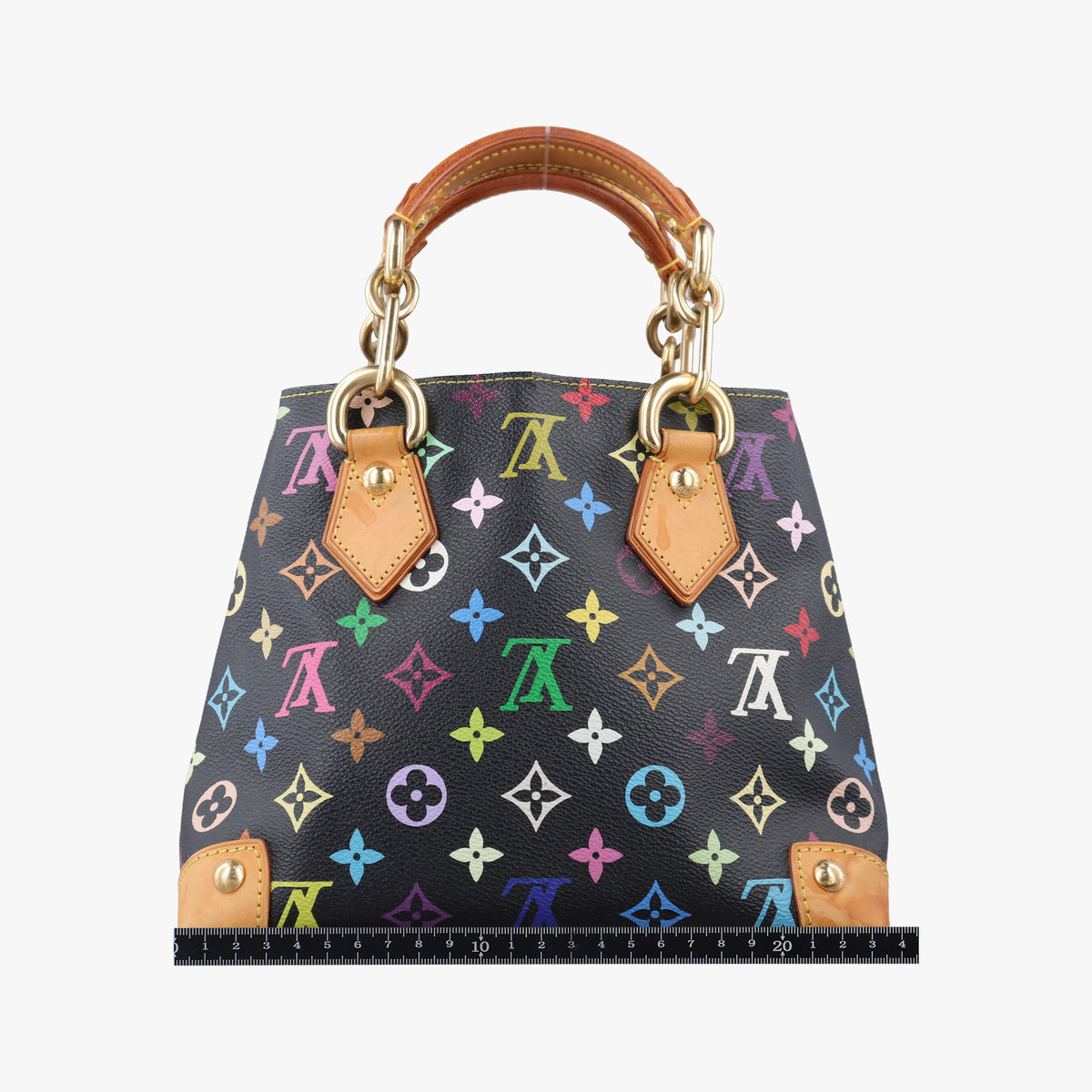 Secondhand Louis Vuitton AUDRA Noir Monogram Multicolor M40048 handbag | stylenewstar