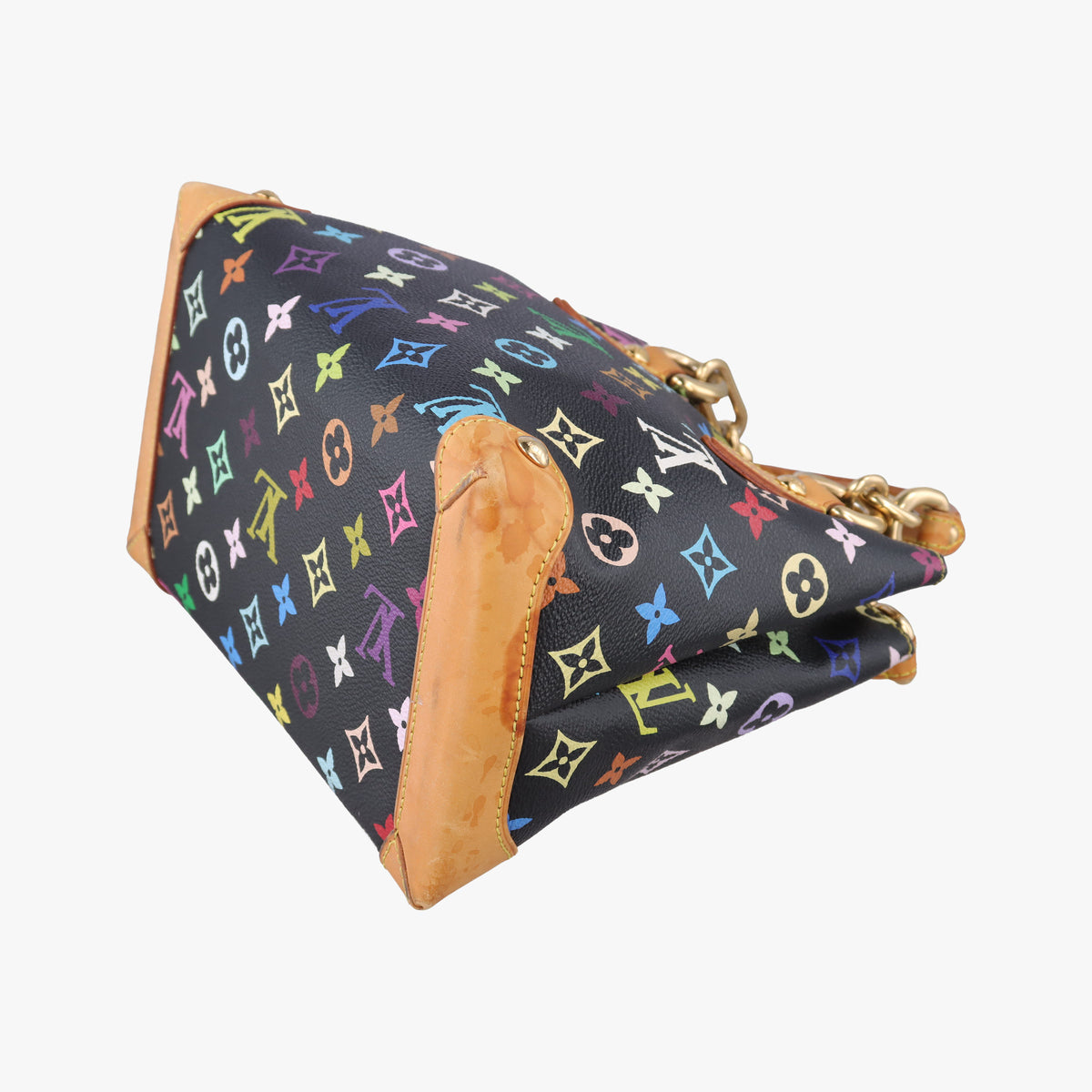 Secondhand Louis Vuitton AUDRA Noir Monogram Multicolor M40048 handbag | stylenewstar