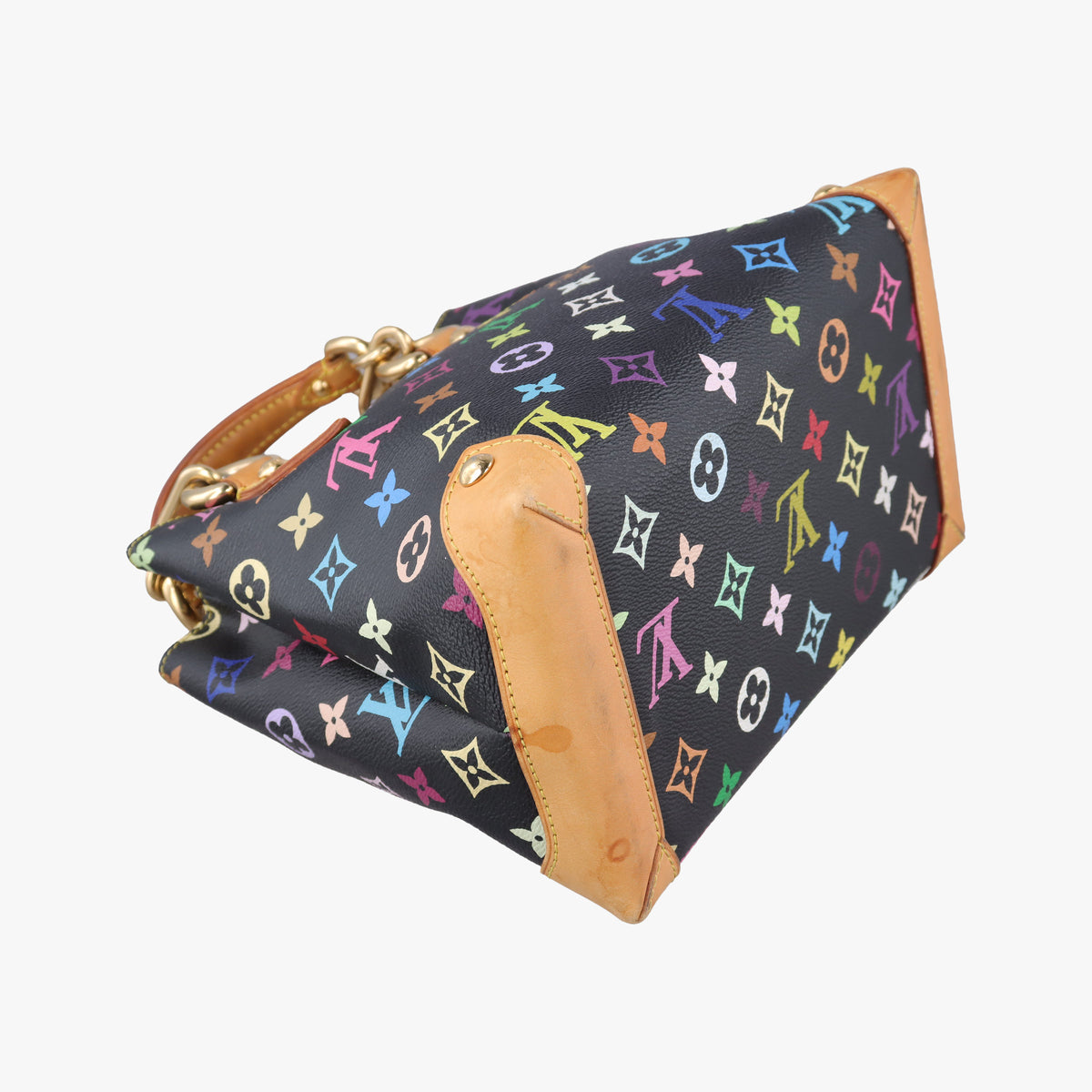 Secondhand Louis Vuitton AUDRA Noir Monogram Multicolor M40048 handbag | stylenewstar