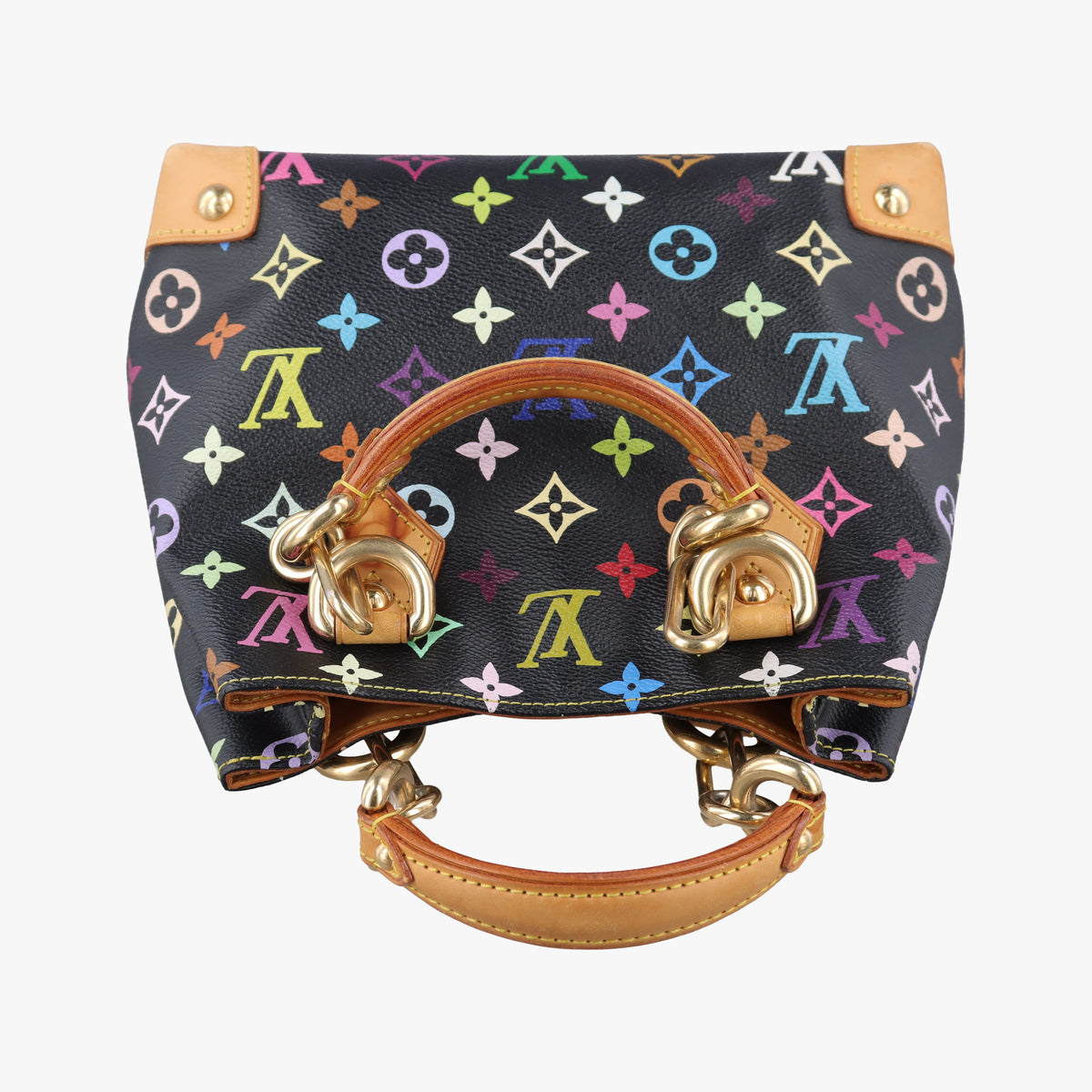 Secondhand Louis Vuitton AUDRA Noir Monogram Multicolor M40048 handbag | stylenewstar