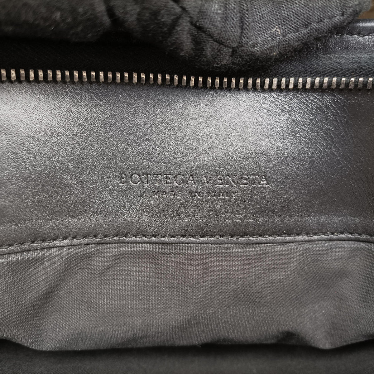 Pre-owned Bottega Veneta Intrecciato Black lambskin  handbag | stylenewstar