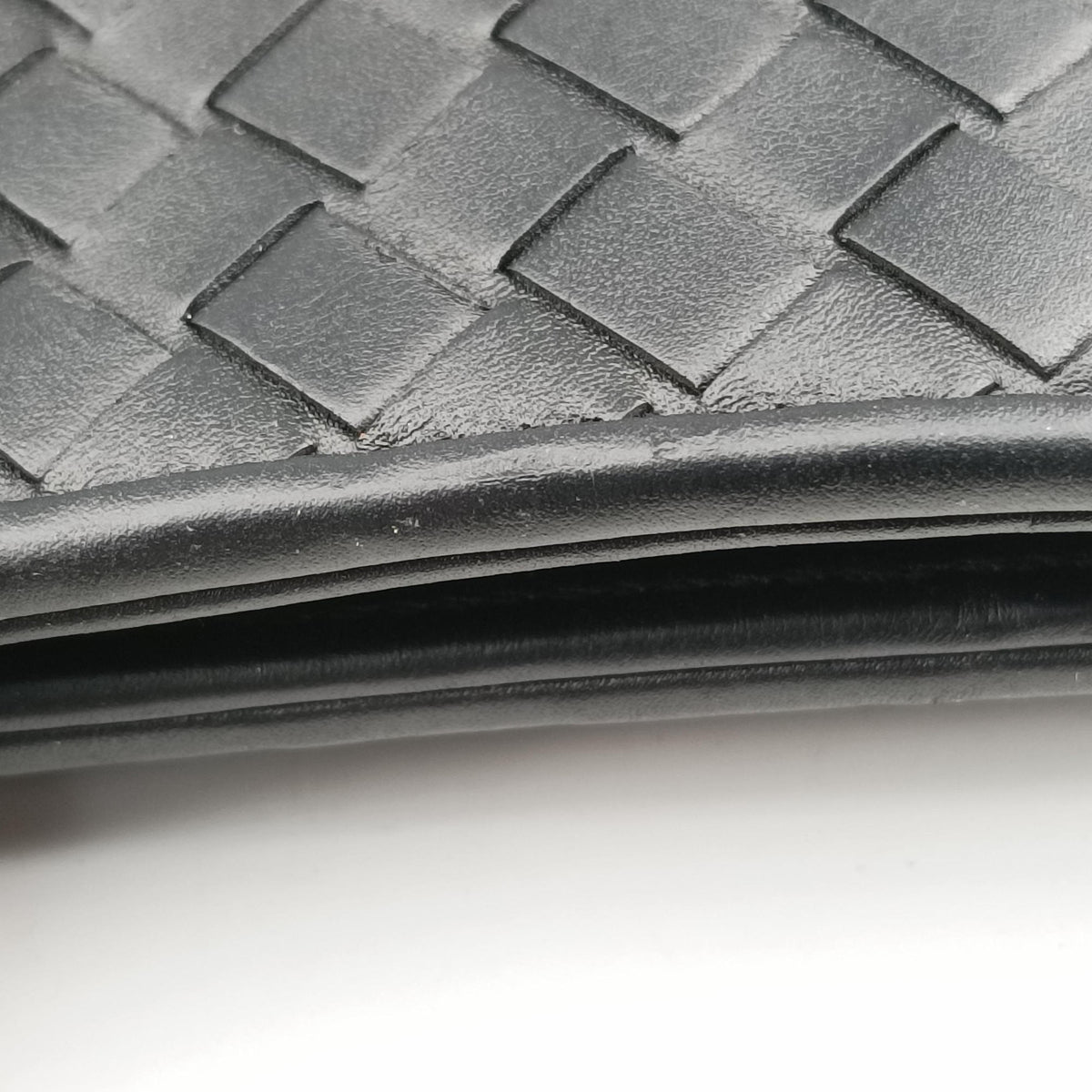 Pre-owned Bottega Veneta Intrecciato Black lambskin  handbag | stylenewstar
