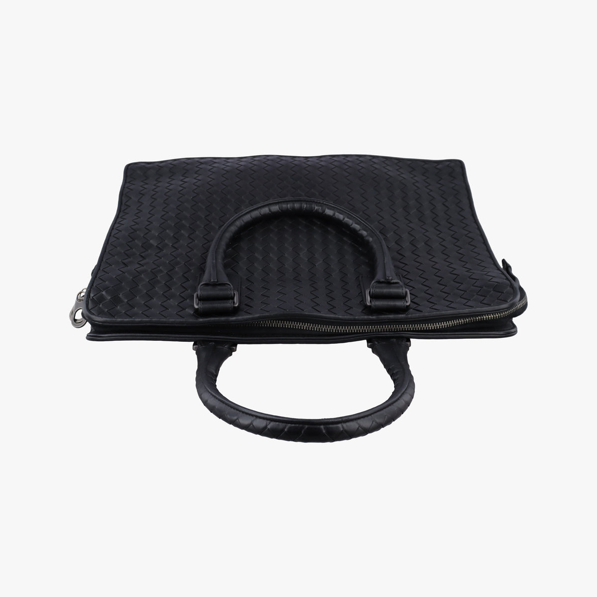 Pre-owned Bottega Veneta Intrecciato Black lambskin  handbag | stylenewstar