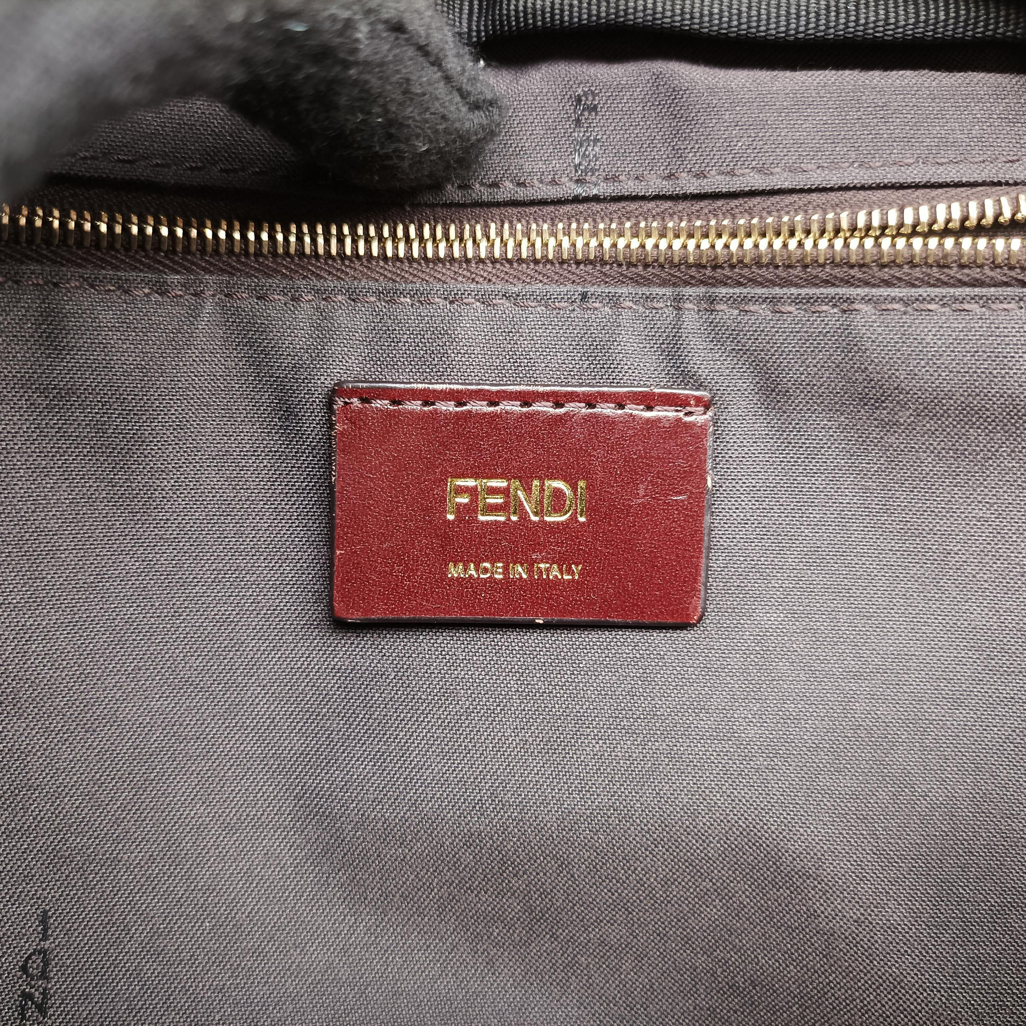 Pre-owned Fendi Fila Collaboration Zucca Pattern Logomania Brown PVC coated canvas 7VA434 bum bag/waist bag | stylenewstar