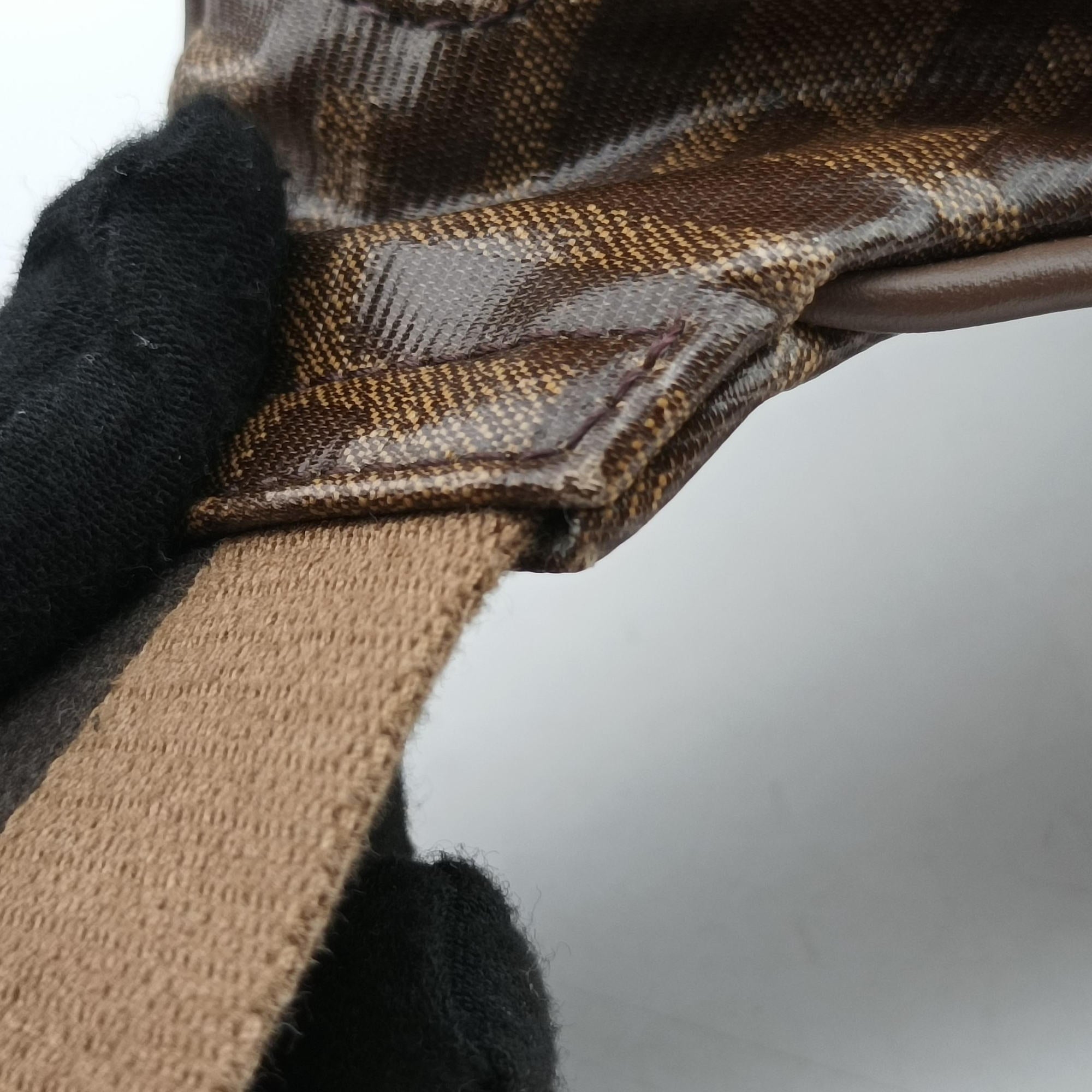 Pre-owned Fendi Fila Collaboration Zucca Pattern Logomania Brown PVC coated canvas 7VA434 bum bag/waist bag | stylenewstar