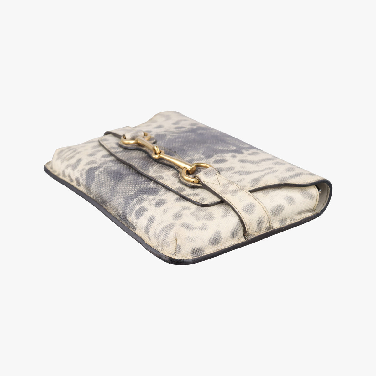 Pre-owned Gucci Bright Bit White×Gary Leather 317636 shoulderbag | stylenewstar