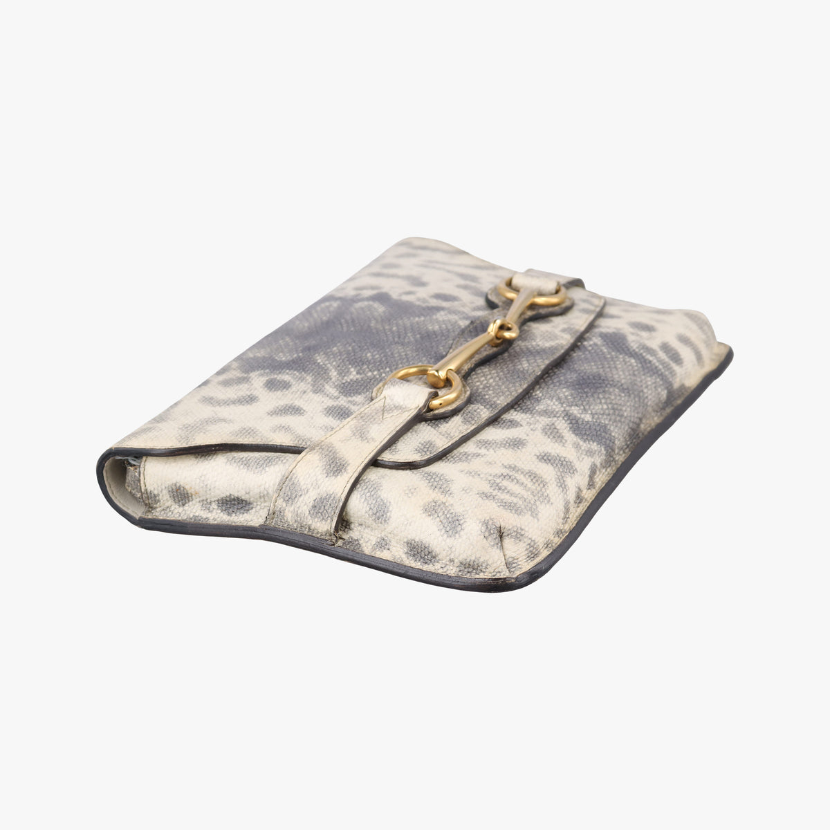 Pre-owned Gucci Bright Bit White×Gary Leather 317636 shoulderbag | stylenewstar
