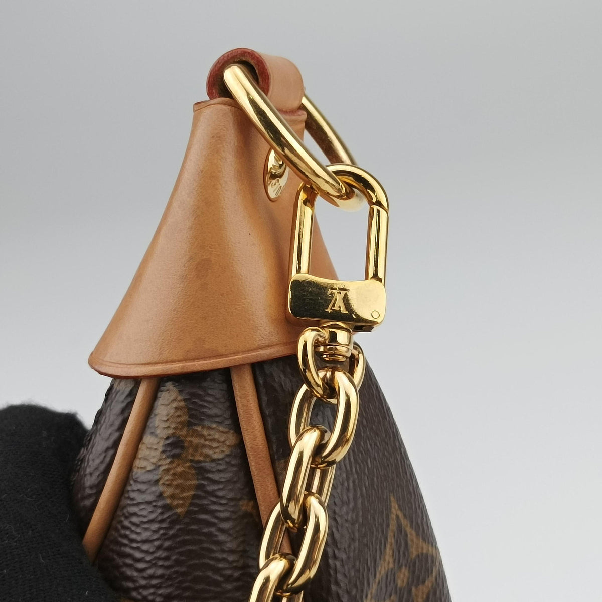 Pre-owned Louis Vuitton LOOP Brown×Beige Monogram Canvas M81098 shoulderbag | stylenewstar