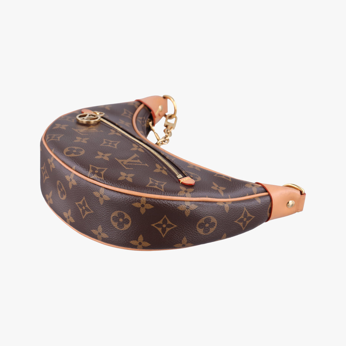 Pre-owned Louis Vuitton LOOP Brown×Beige Monogram Canvas M81098 shoulderbag | stylenewstar