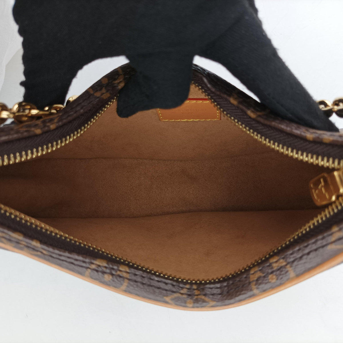 Pre-owned Louis Vuitton LOOP Brown×Beige Monogram Canvas M81098 shoulderbag | stylenewstar