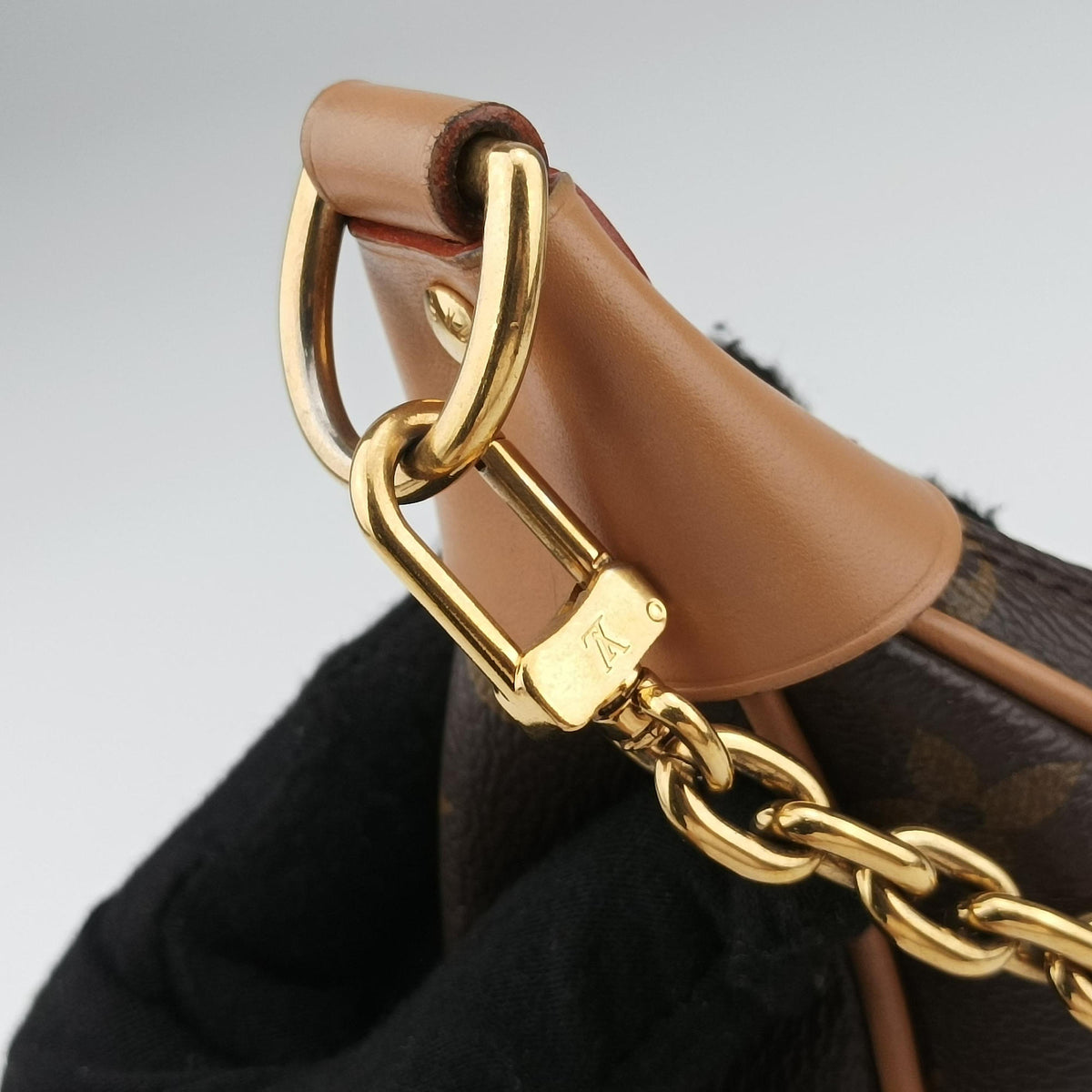 Pre-owned Louis Vuitton LOOP Brown×Beige Monogram Canvas M81098 shoulderbag | stylenewstar