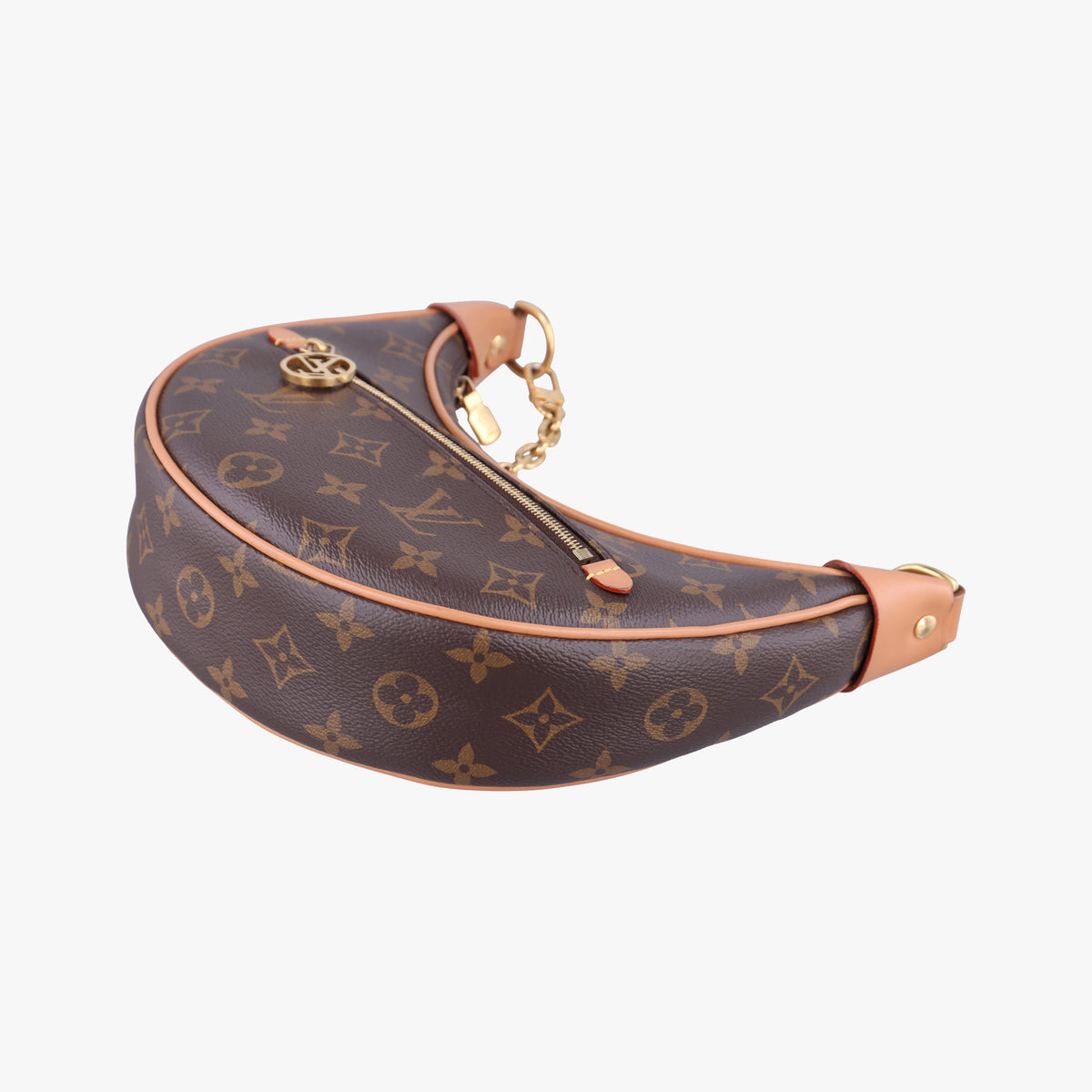 Pre-owned Louis Vuitton LOOP Brown×Beige Monogram Canvas M81098 shoulderbag | stylenewstar