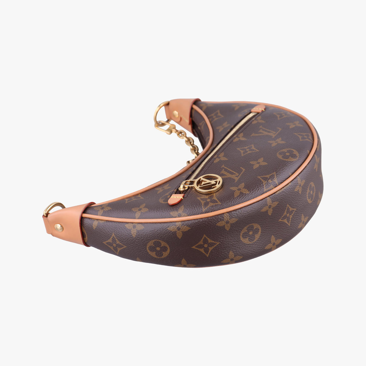 Pre-owned Louis Vuitton LOOP Brown×Beige Monogram Canvas M81098 shoulderbag | stylenewstar