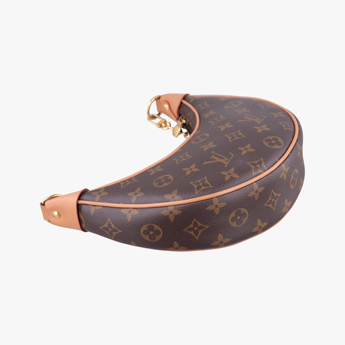 Pre-owned Louis Vuitton LOOP Brown×Beige Monogram Canvas M81098 shoulderbag | stylenewstar