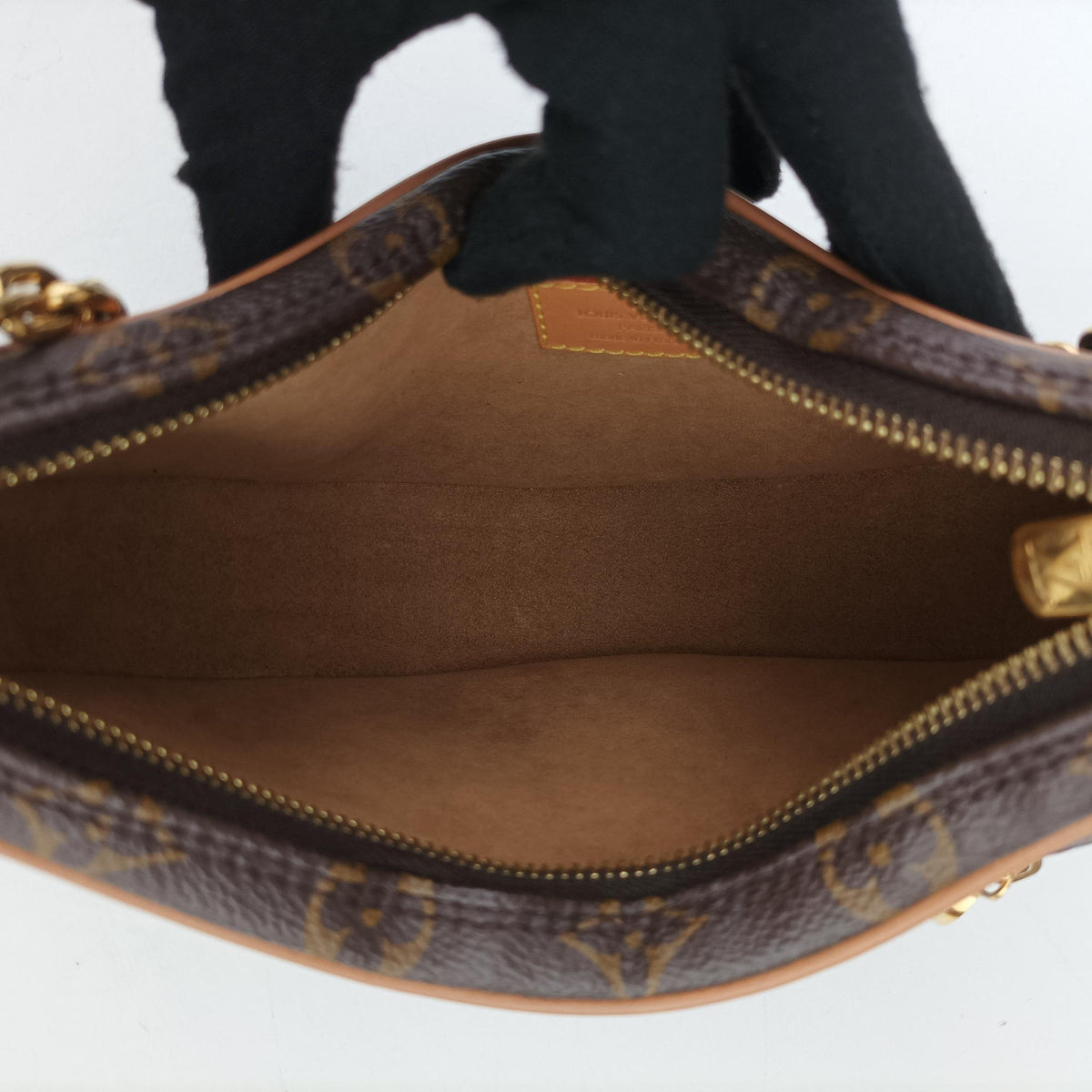 Pre-owned Louis Vuitton LOOP Brown×Beige Monogram Canvas M81098 shoulderbag | stylenewstar