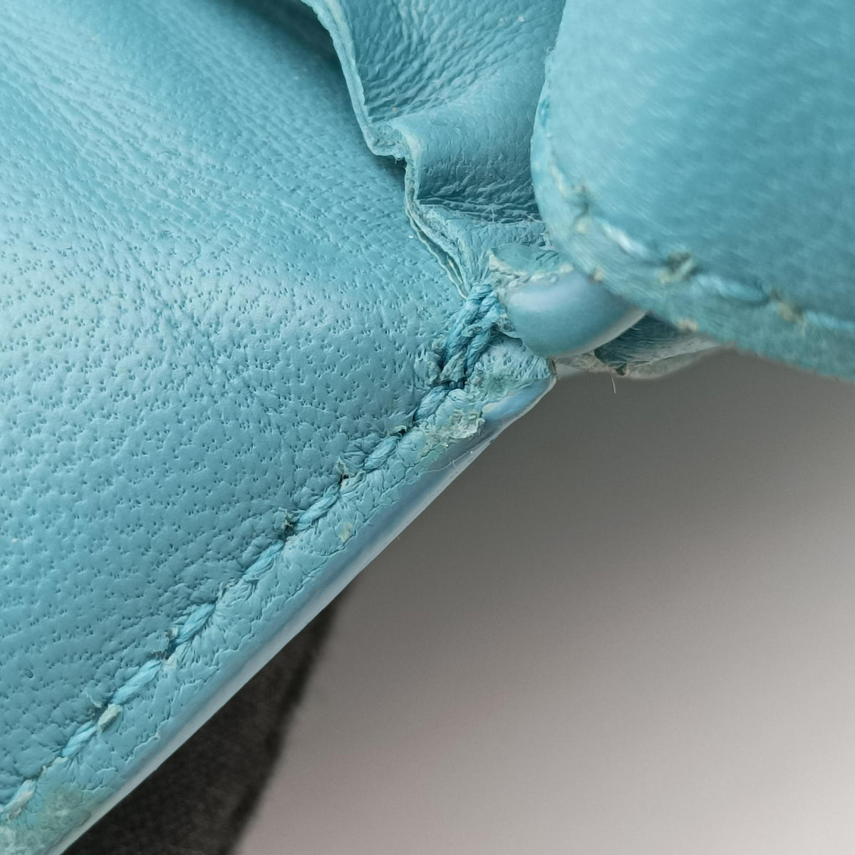 Pre-owned Bottega Veneta Padded Cassette Blue lambskin 591970 shoulderbag | stylenewstar