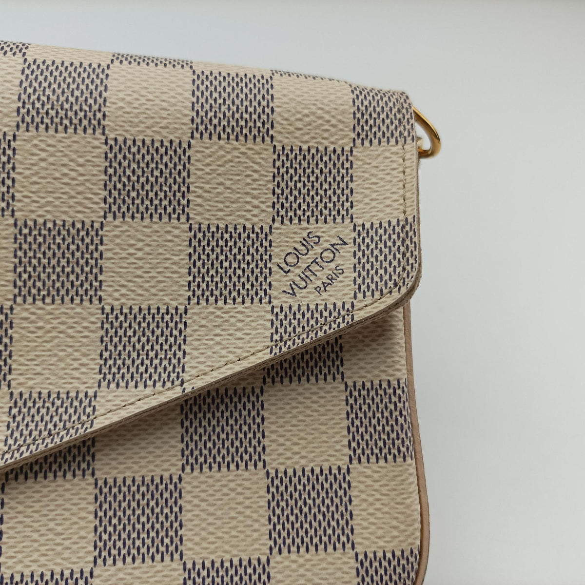 Pre-owned Louis Vuitton Pochette Felicie AZUR Damier Canvas N63106 shoulderbag | stylenewstar