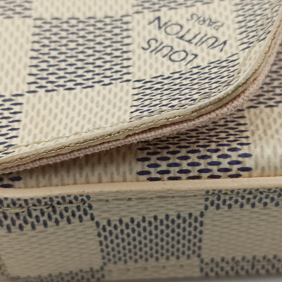 Pre-owned Louis Vuitton Pochette Felicie AZUR Damier Canvas N63106 shoulderbag | stylenewstar