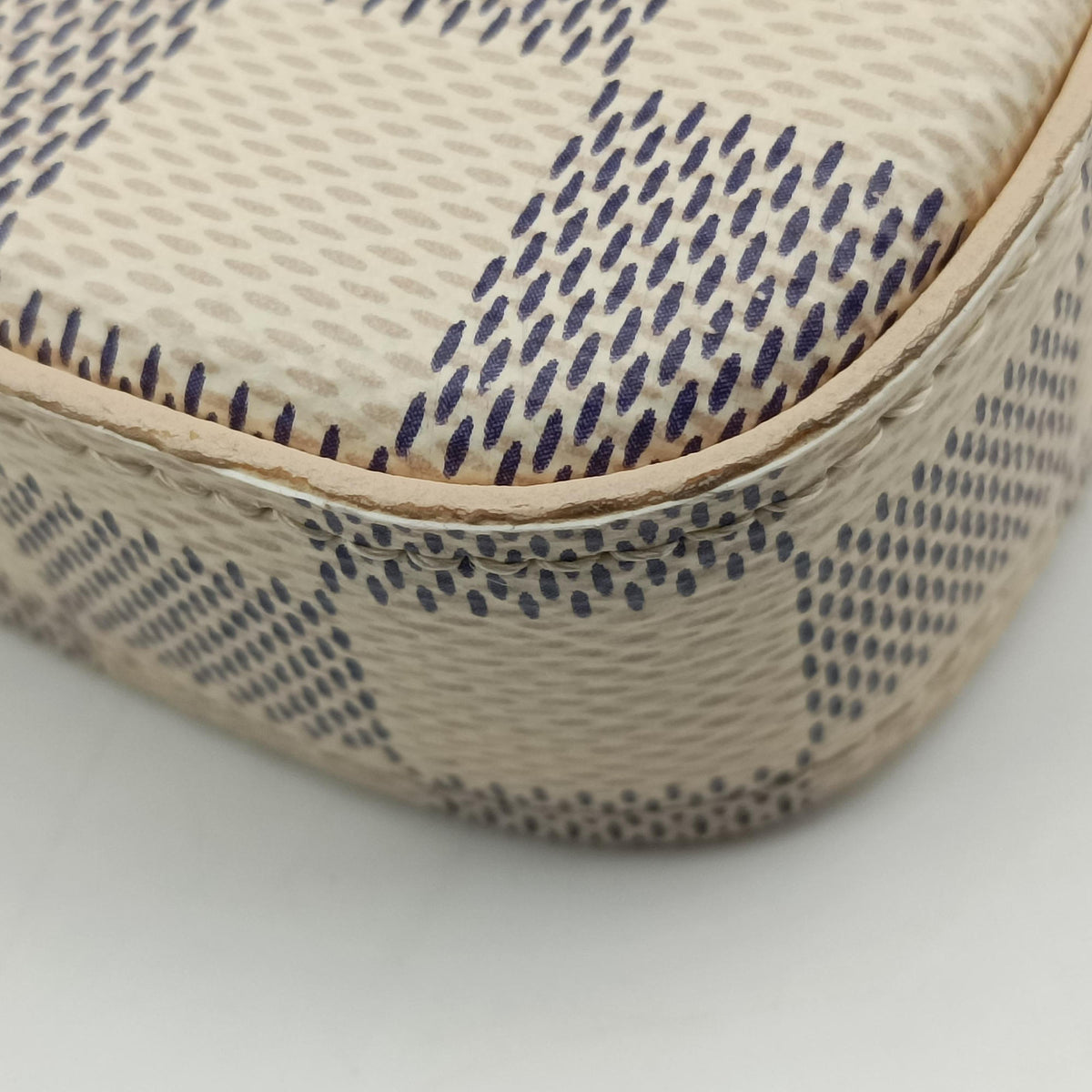 Pre-owned Louis Vuitton Pochette Felicie AZUR Damier Canvas N63106 shoulderbag | stylenewstar