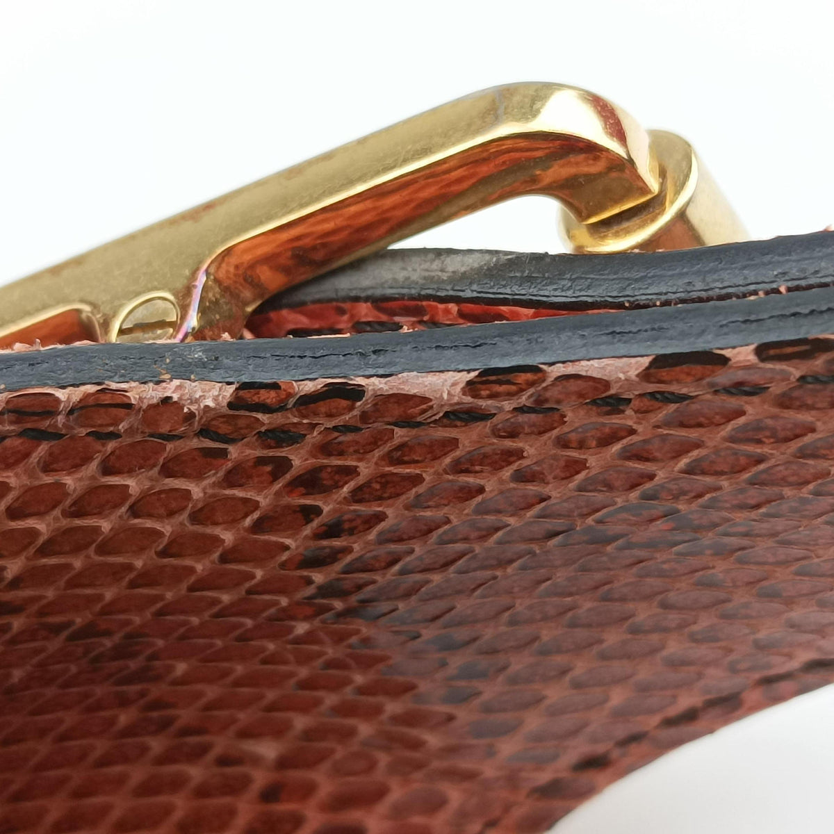 Pre-owned Louis Vuitton Kalahari PM JAUNE Monogram Exotic Leather×Python M97000 shoulderbag | stylenewstar