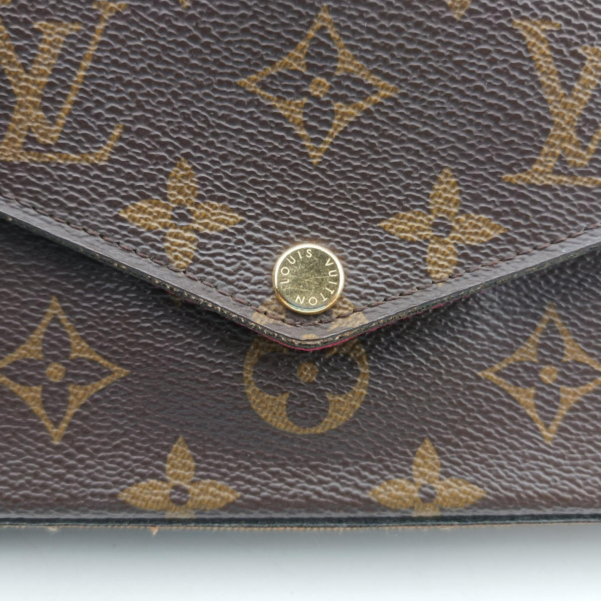 Pre-owned Louis Vuitton Pochette FeLICIE Brown Monogram Canvas M61276 shoulderbag | stylenewstar