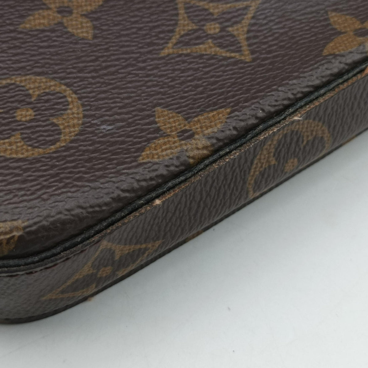 Pre-owned Louis Vuitton Pochette FeLICIE Brown Monogram Canvas M61276 shoulderbag | stylenewstar