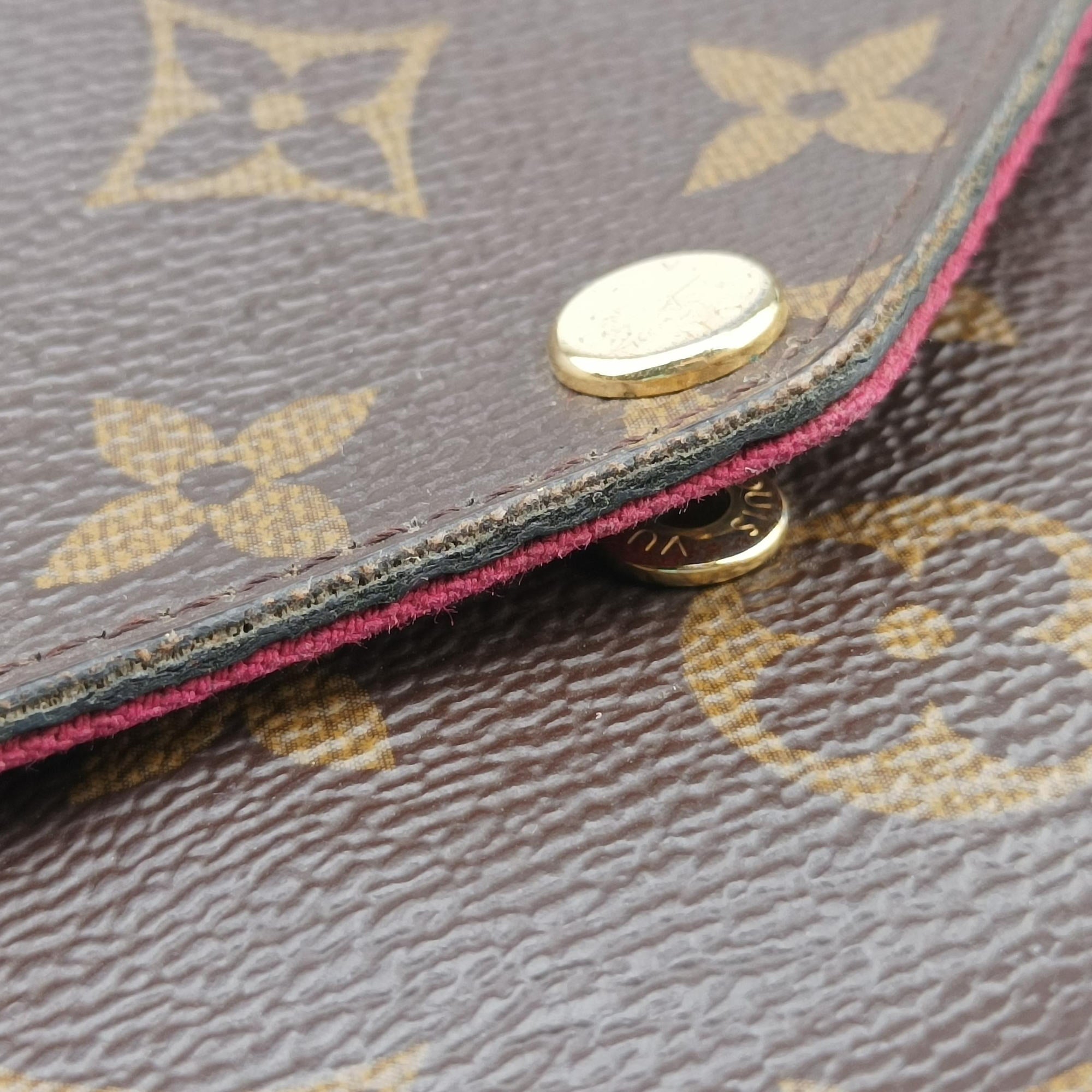 Pre-owned Louis Vuitton Pochette FeLICIE Brown Monogram Canvas M61276 shoulderbag | stylenewstar