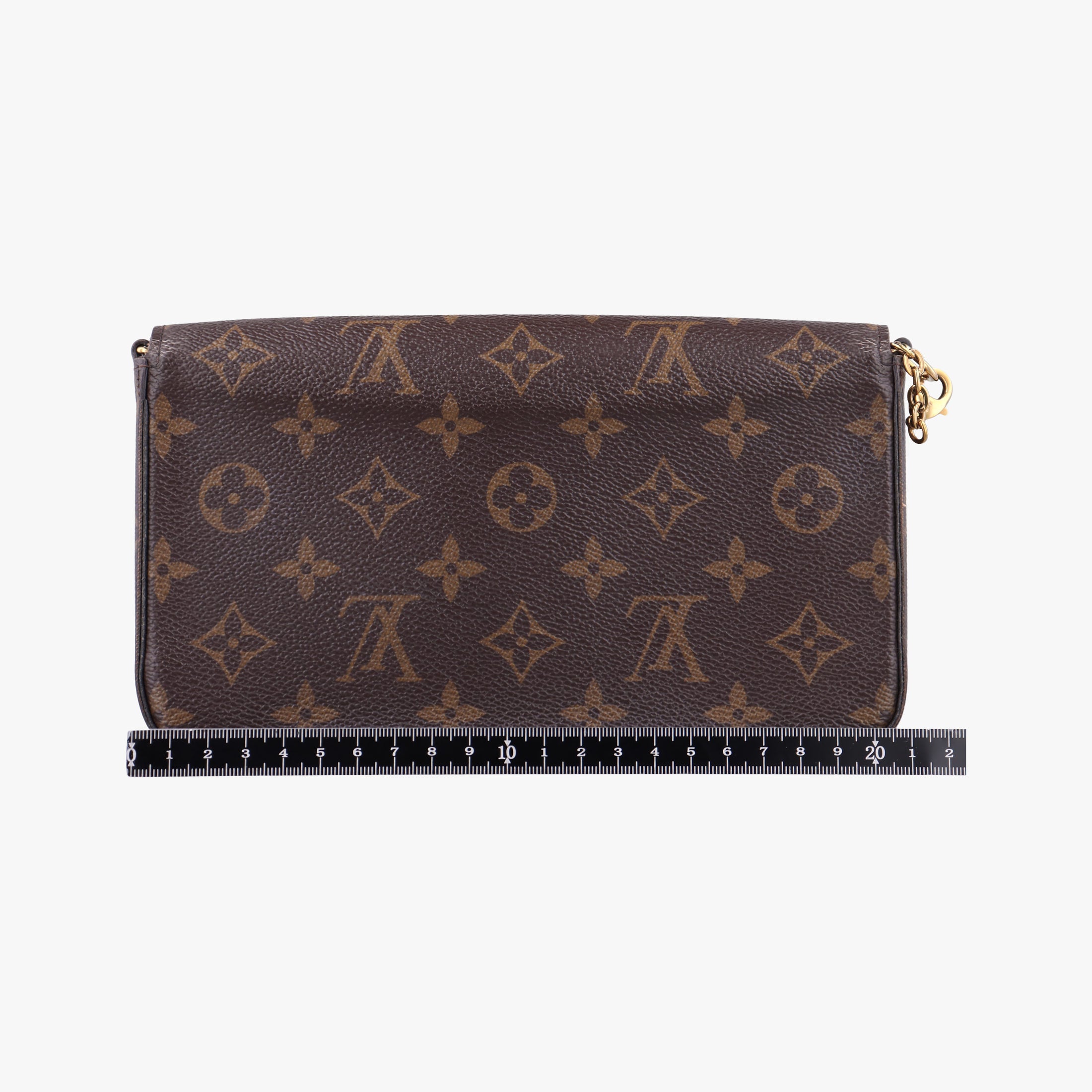 Pre-owned Louis Vuitton Pochette FeLICIE Brown Monogram Canvas M61276 shoulderbag | stylenewstar