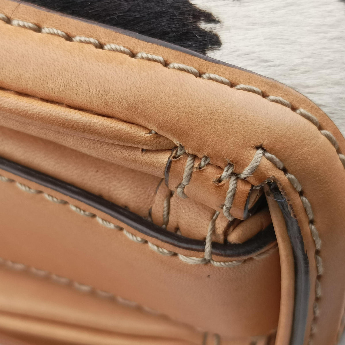 Pre-owned Gucci New Bamboo Multicolour ponyhair×leather 254884 shoulderbag | stylenewstar