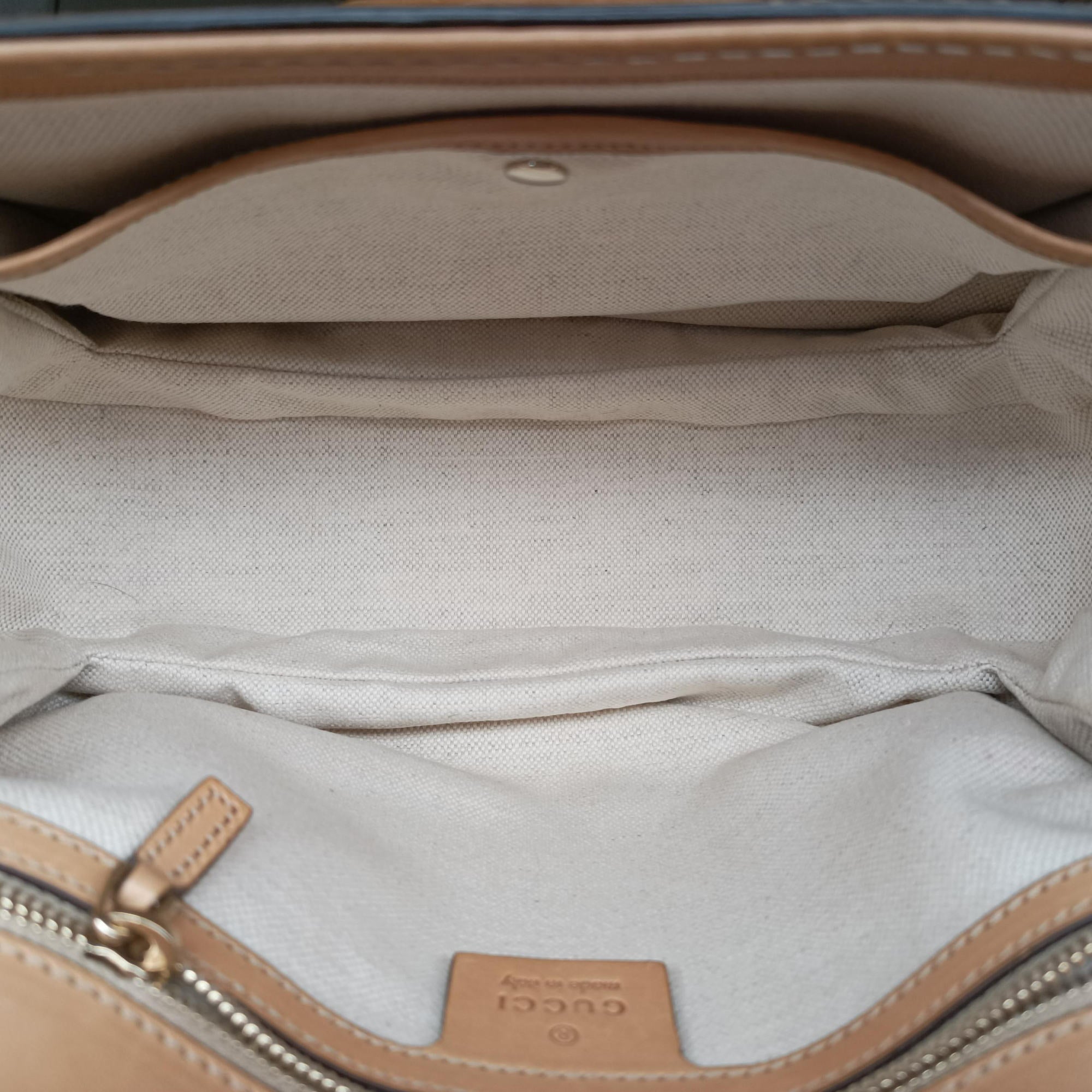 Pre-owned Gucci New Bamboo Multicolour ponyhair×leather 254884 shoulderbag | stylenewstar