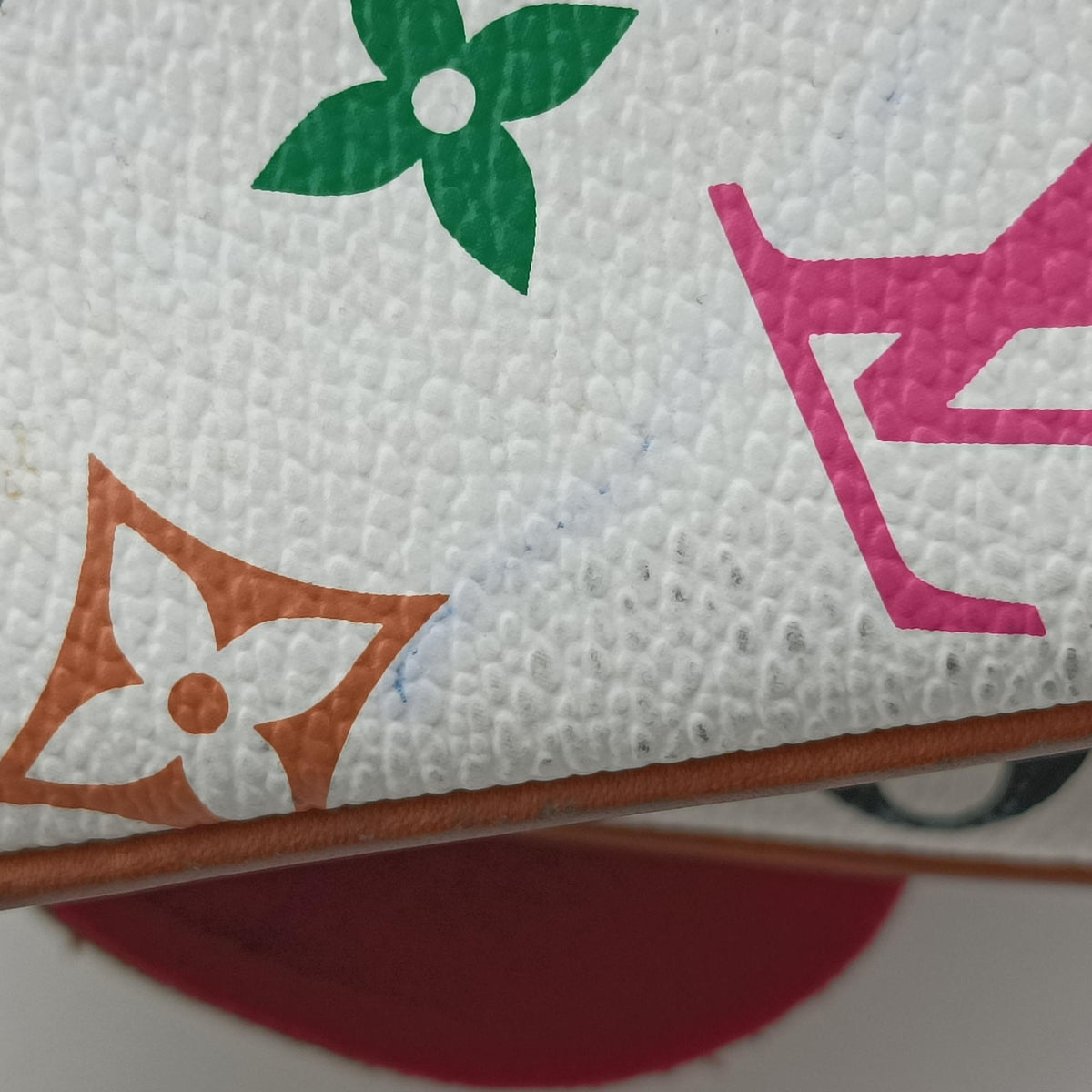 Pre-owned Louis Vuitton RITA white Monogram Multicolor M40125 shoulderbag | stylenewstar