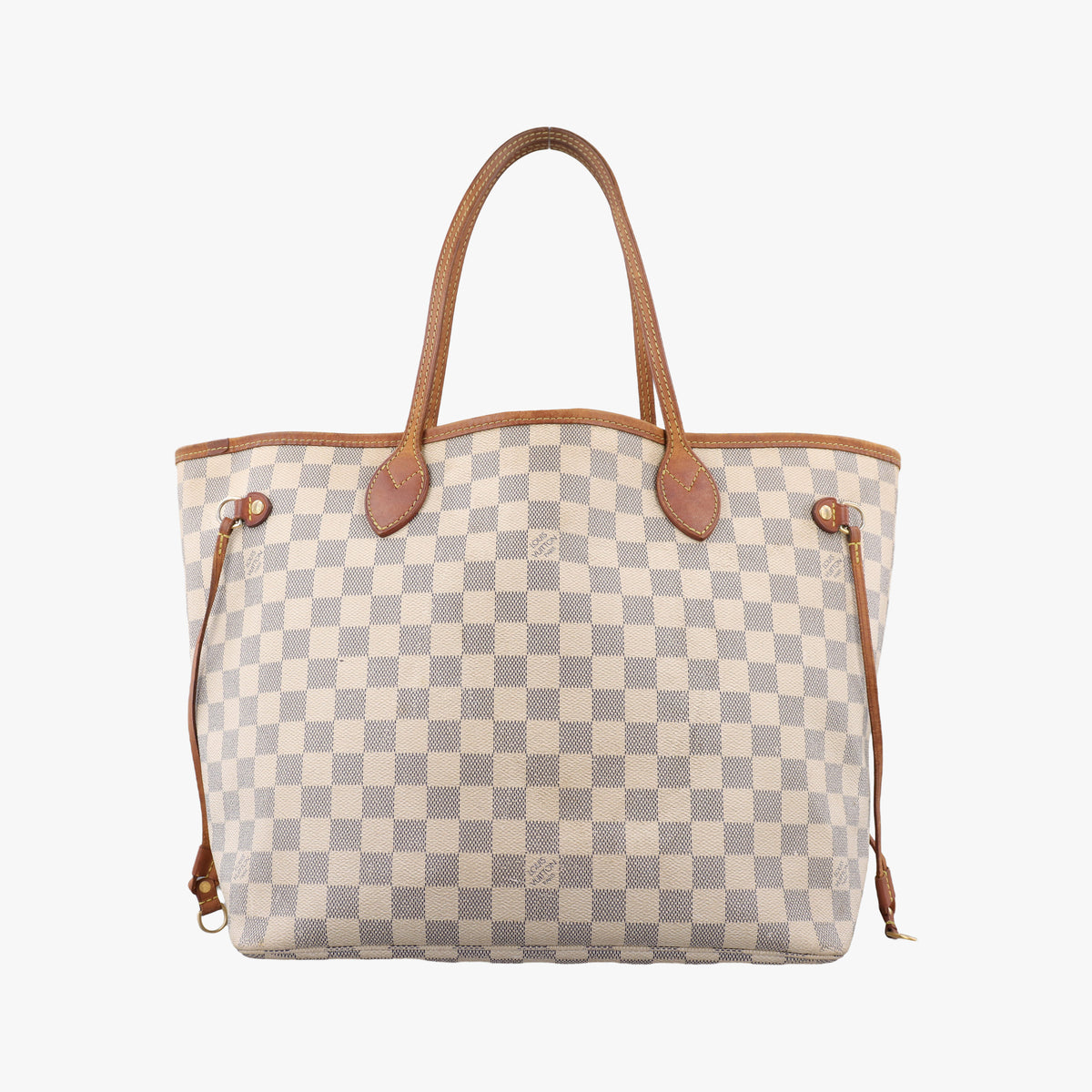 Secondhand Louis Vuitton Neverfull MM Azur Damier Canvas N51107 handbag | stylenewstar
