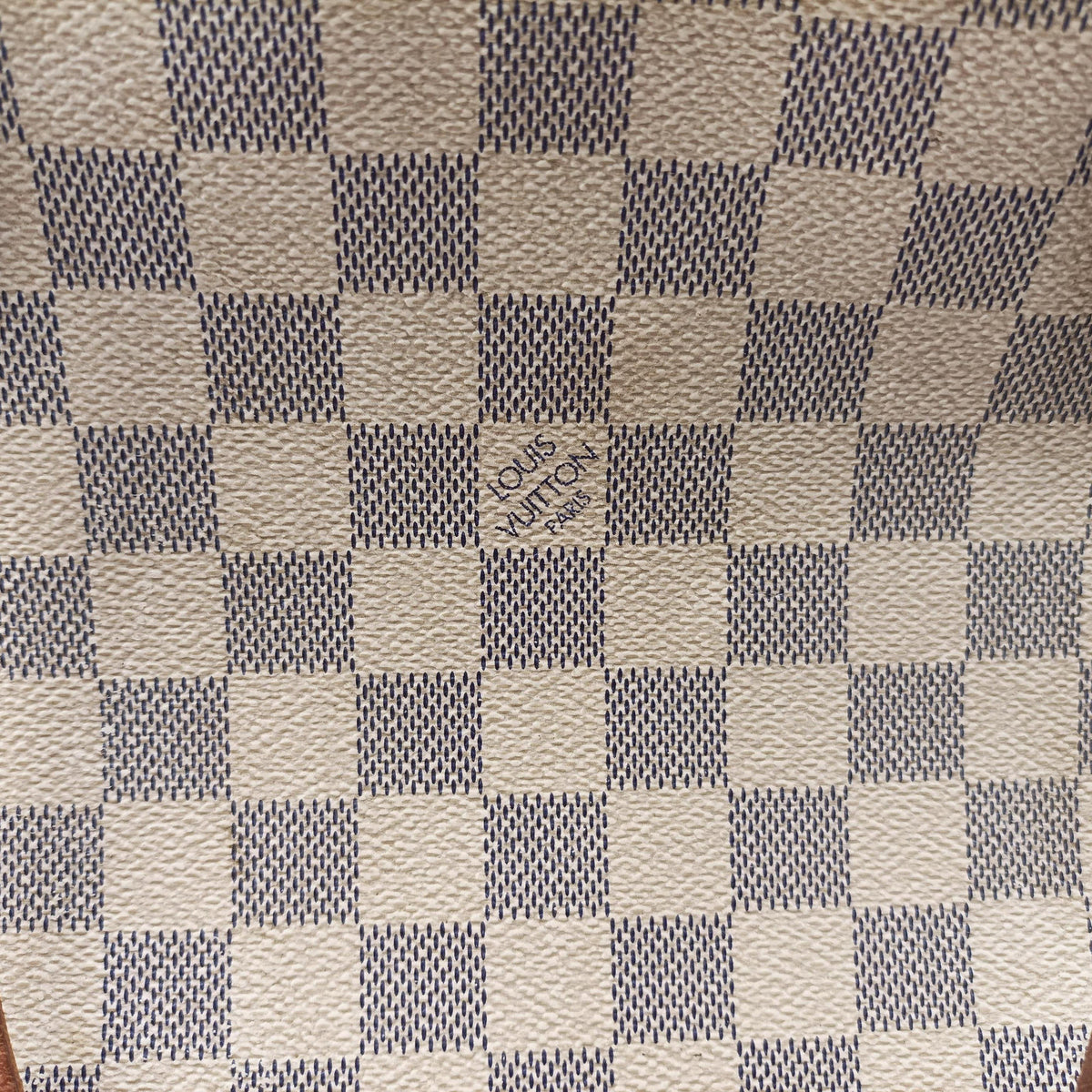 Secondhand Louis Vuitton Neverfull MM Azur Damier Canvas N51107 handbag | stylenewstar