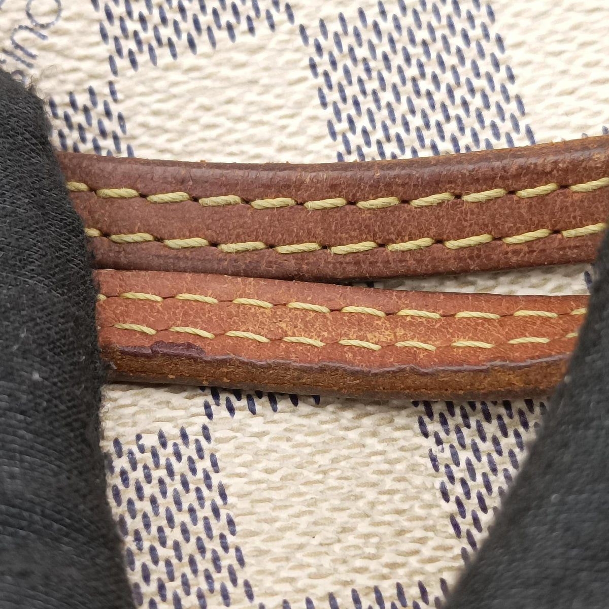 Secondhand Louis Vuitton Neverfull MM Azur Damier Canvas N51107 handbag | stylenewstar