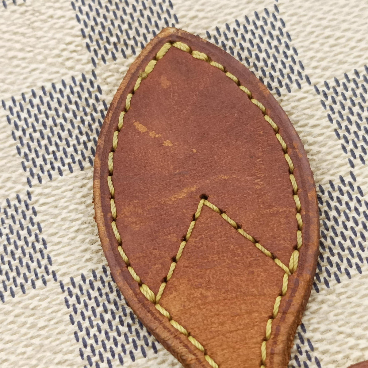 Secondhand Louis Vuitton Neverfull MM Azur Damier Canvas N51107 handbag | stylenewstar