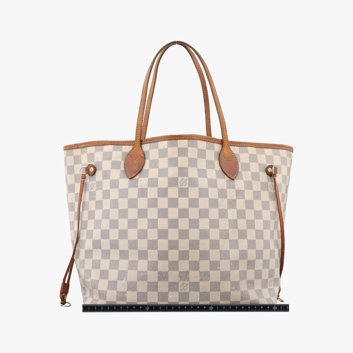 Secondhand Louis Vuitton Neverfull MM Azur Damier Canvas N51107 handbag | stylenewstar