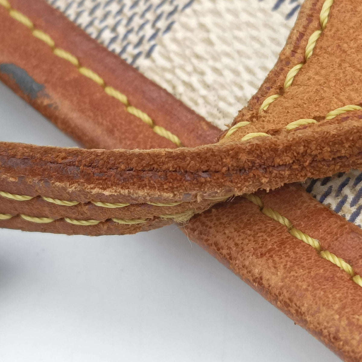 Secondhand Louis Vuitton Neverfull MM Azur Damier Canvas N51107 handbag | stylenewstar