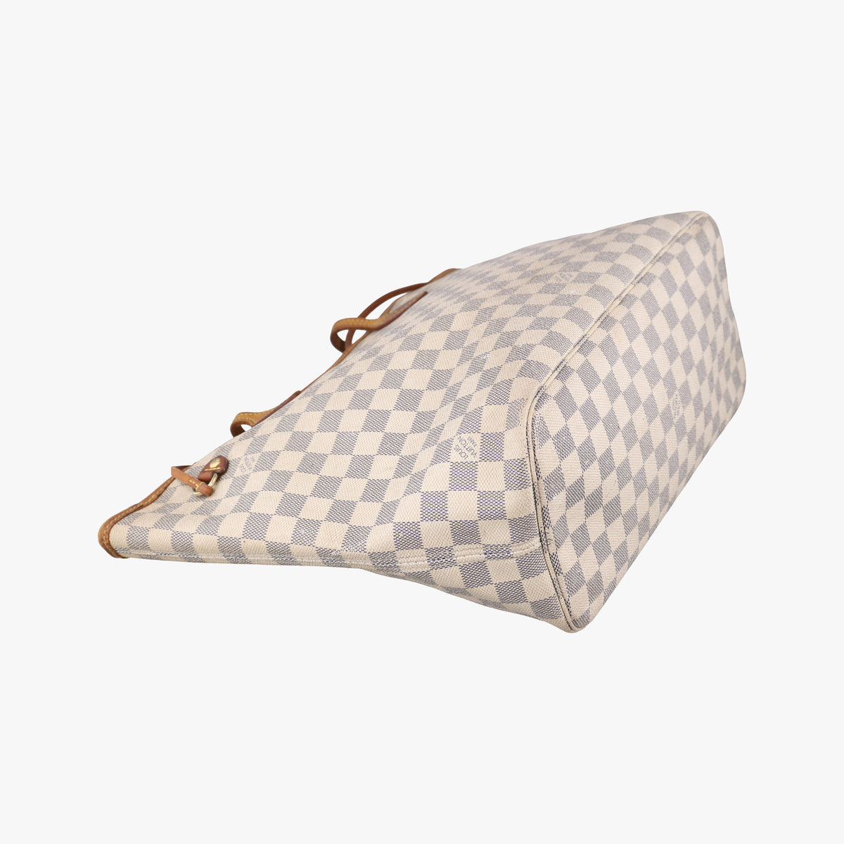 Secondhand Louis Vuitton Neverfull MM Azur Damier Canvas N51107 handbag | stylenewstar