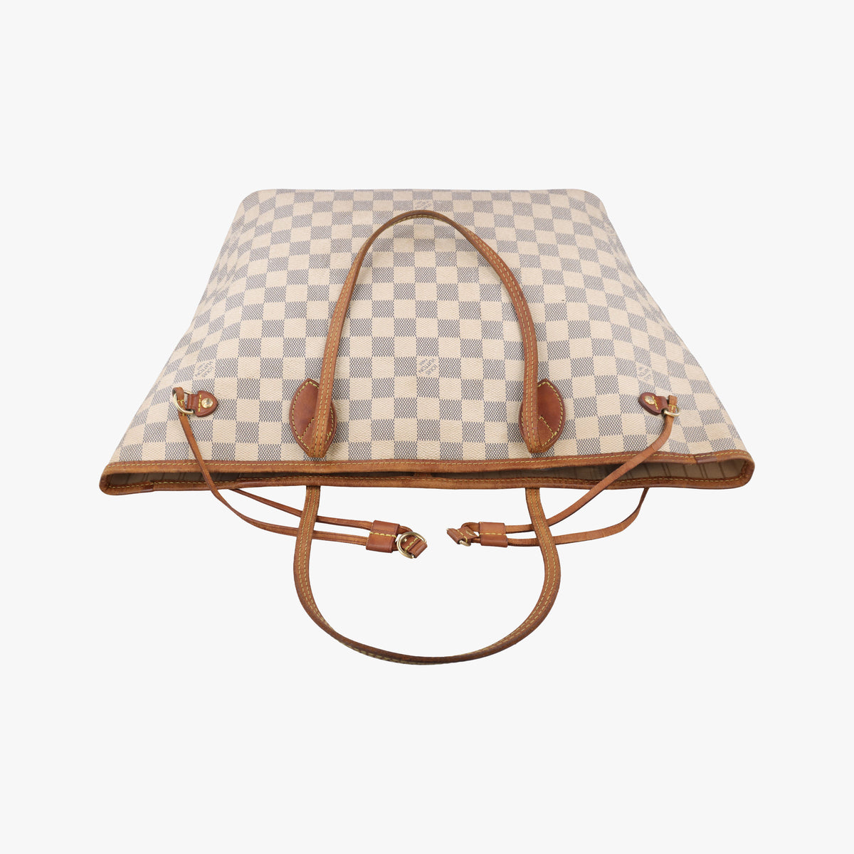 Secondhand Louis Vuitton Neverfull MM Azur Damier Canvas N51107 handbag | stylenewstar