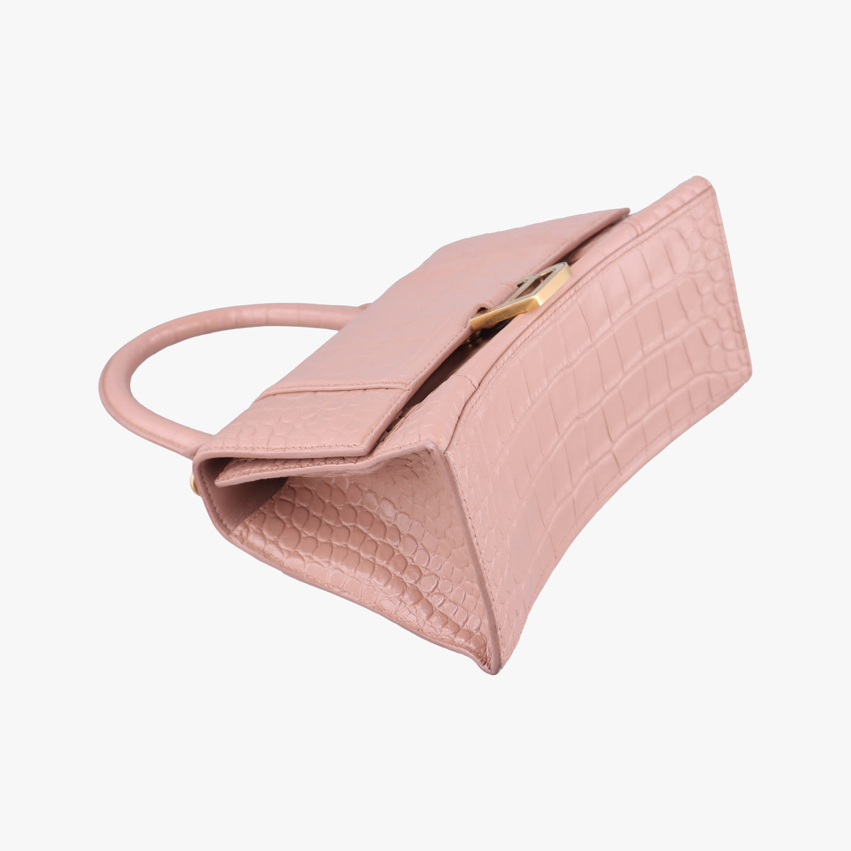 Pre-owned Balenciaga Hourglass Pink leather  shoulderbag | stylenewstar