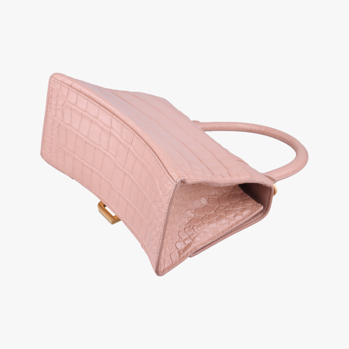 Pre-owned Balenciaga Hourglass Pink leather  shoulderbag | stylenewstar