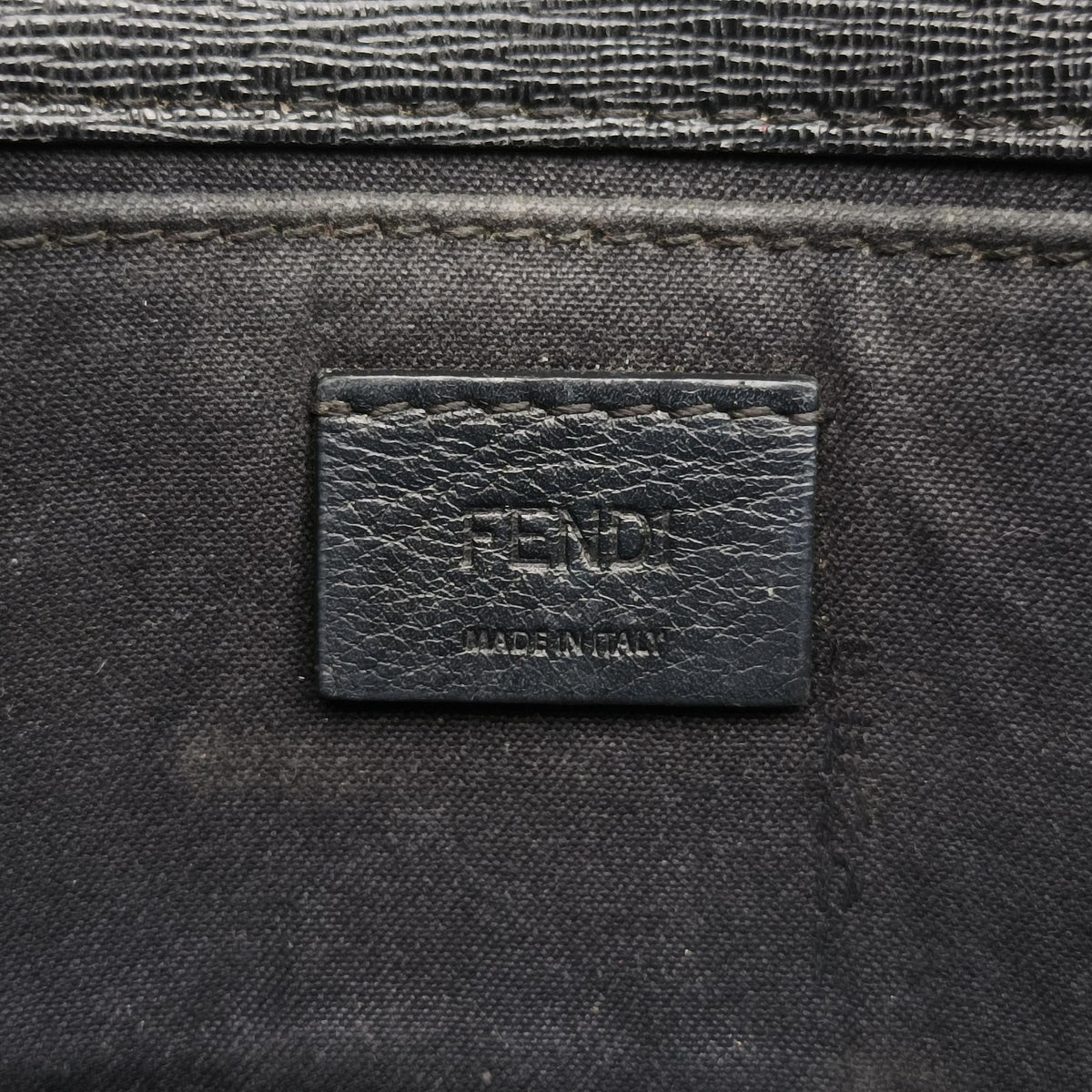 Vintage Fendi Monster Eyes Continental Black Leather 8M0322 shoulderbag | stylenewstar