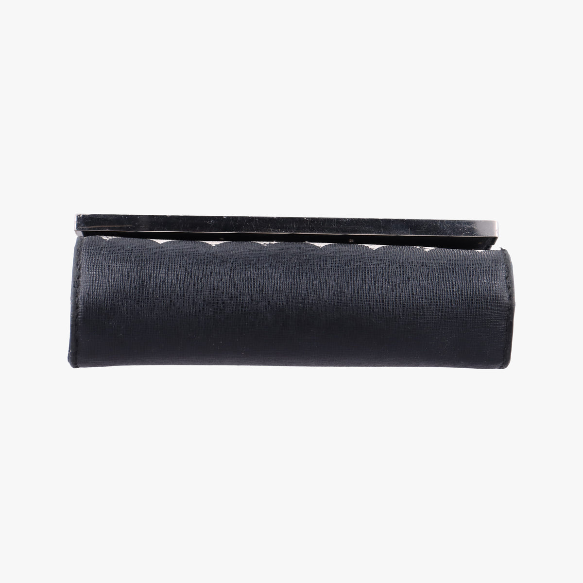 Vintage Fendi Monster Eyes Continental Black Leather 8M0322 shoulderbag | stylenewstar