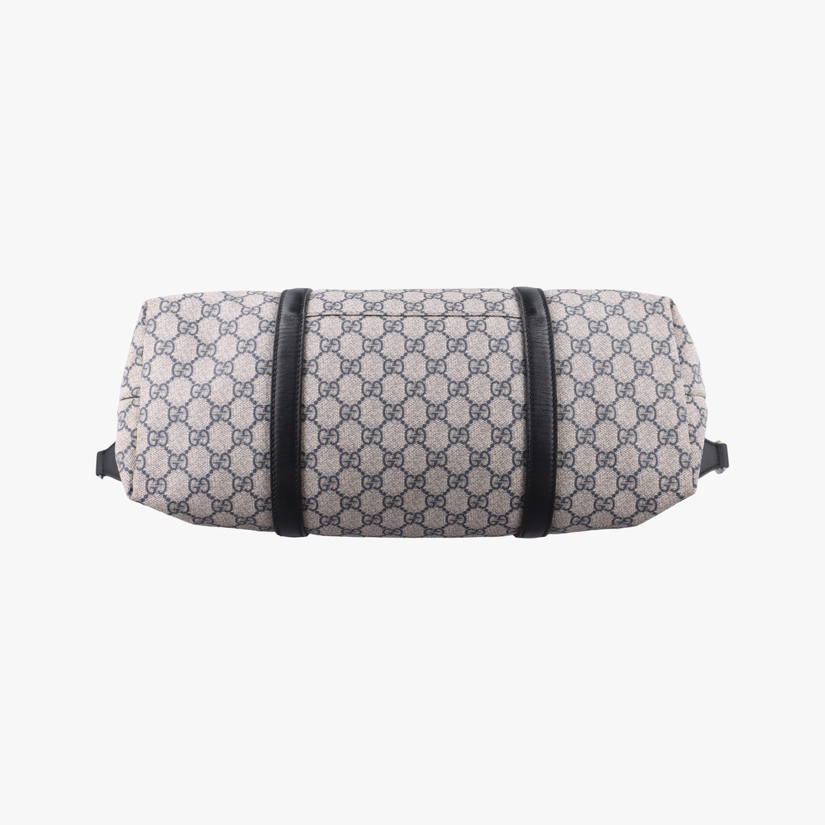 Pre-owned Gucci GG Supreme beige×navy PVC coated canvas 246895 handbag | stylenewstar