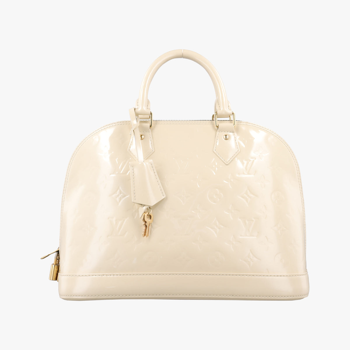 Pre-owned Louis Vuitton Alma PM Dune Vernis M90101 handbag | stylenewstar