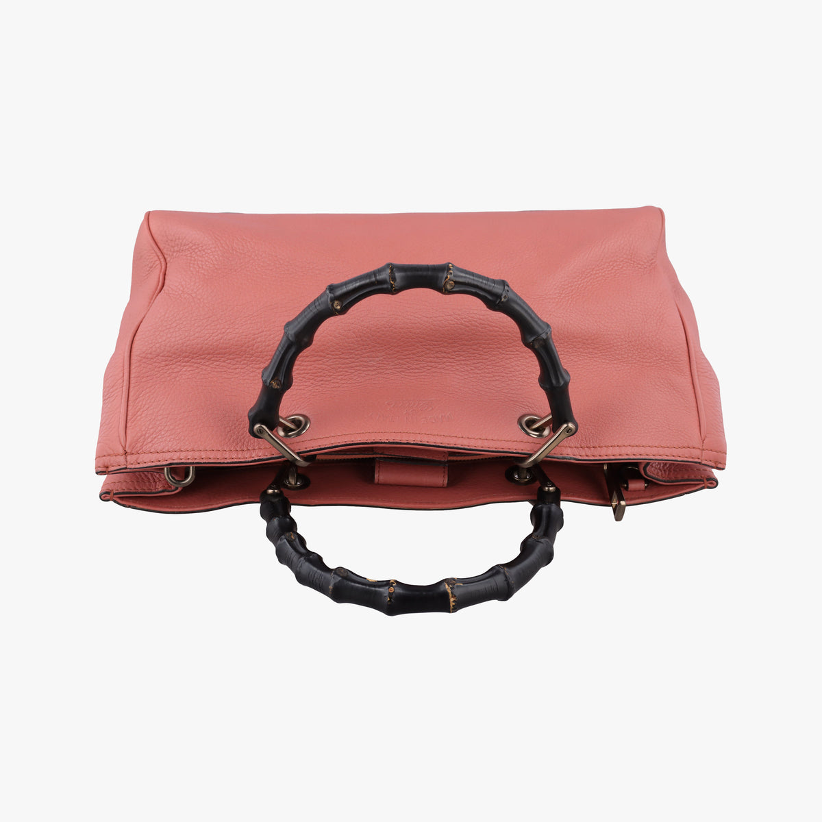 Pre-owned Gucci Bamboo Shopper Pink Leather 323660 shoulderbag | stylenewstar